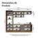 Armário De Cozinha Completa 270 Cm Rustic/cinza Vik Madesa 01 Rustic/cinza
