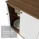 Balcão De Cozinha 120 Cm 2 Portas 3 Gavetas Rustic/branco Vik Madesa Rustic/branco