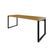 Mesa Presidente 190x70x75cm Yon - Acácia Mel-est.preta Acácia Mel-est.preta