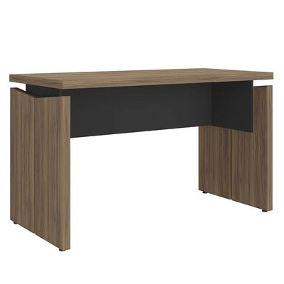 Mesa Para Escritório Home Office 125cm Corp A06 Nogal-preto - Mpozenato