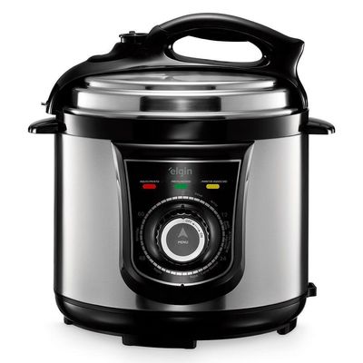 Panela De Pressão Elétrica - 10 Funções Timer Trava De Segurança 840W 110V