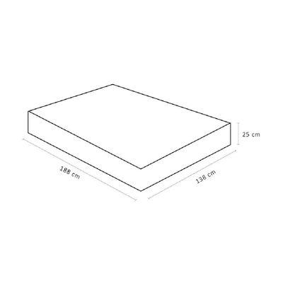 Colchão Misto Casal Iso Nanoplastic 138x188x25cm - 1040406531 - Ortobom