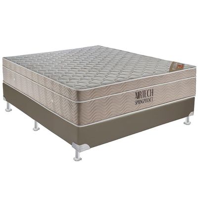 Colchão de Espuma Casal Airtech Spring Pocket 138x188x30cm 1040420616 Ortobom Colchao Airtech Sp