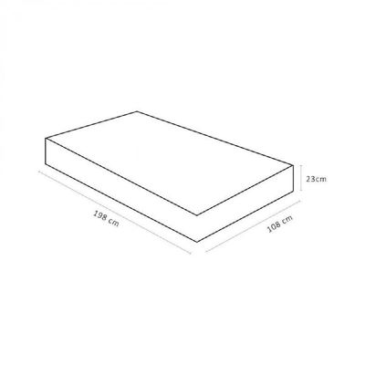 Colchão Physical Solteirão Nanolastic 108x198x23cm - 1040328227 - Ortobom