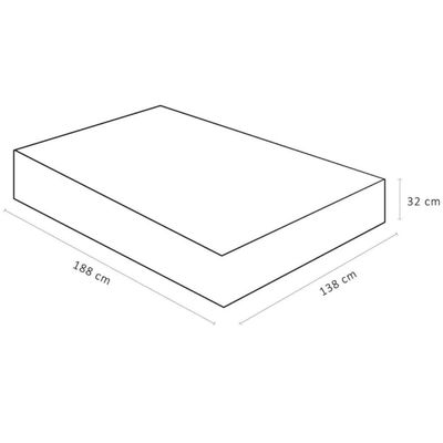 Colchão Sleep King Casal 138x188x32cm - 1041691600 - Ortobom