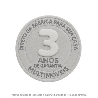 Mesa De Escritório Em L Com 3 Gavetas Porto Multimóveis Mp6044 Madeirado/branco