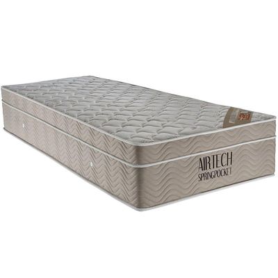 Colchão de Espuma Solteiro Airtech Spring Pocket 78x188x25cm 1040421014 Ortobom