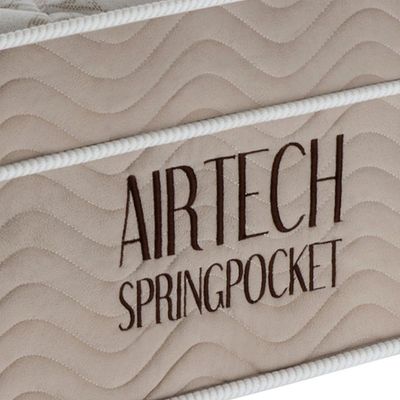 Colchão de Espuma Casal Airtech Spring Pocket 138x188x25cm 1040421018 Ortobom Colchao Airtech Sp