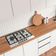 Cooktop 5 Bocas A Gás Midea Inox Com Mega Chama CYB5B Bivolt