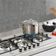 Cooktop 5 Bocas A Gás Midea Inox Com Mega Chama CYB5B Bivolt