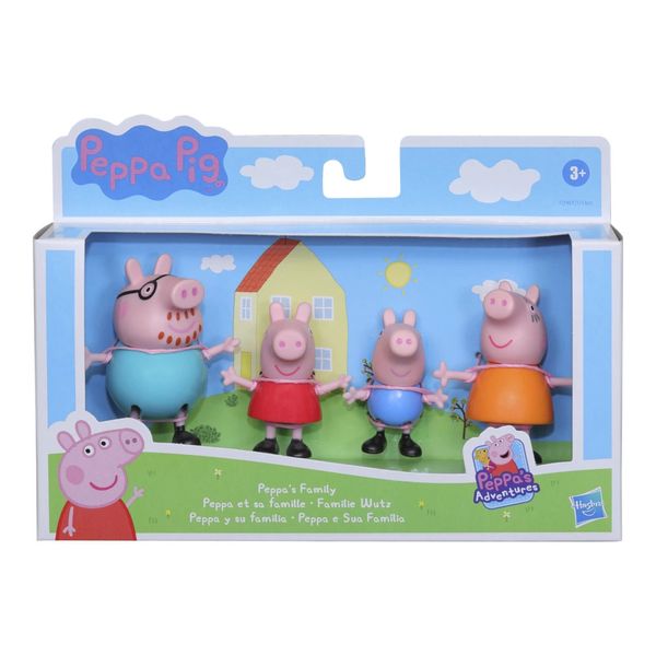 Conjunto Peppa e a Família Pig Hasbro