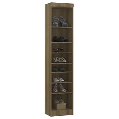 Guarda Roupa Modulado Sapateira 50cm Taiga Avelã/grey L01 - Mpozenato