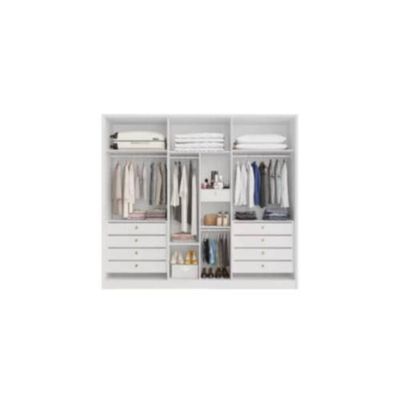 Guarda-roupa Casal 6 Portas 9 Gavetas 2,70m - Ibiza Bianchi
