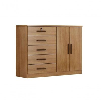 Cômoda Para Quarto Com Sapateira 5 Gavetas - Space-cumaru - Móveis Horizonte