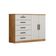 Cômoda Para Quarto Com Sapateira 5 Gavetas - Seul-cumaru-fendi - Móveis Horizonte