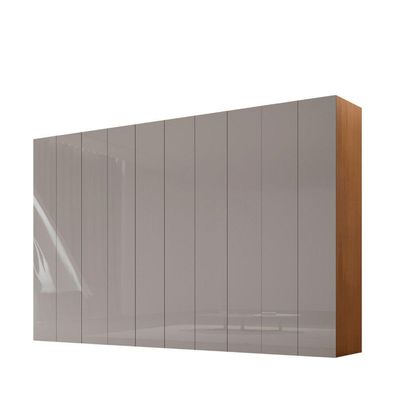 Guarda Roupa Casal Everest Mdf 10 Pts 8 Gav E 9 Prateleiras Naturalle/off White