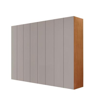 Guarda Roupa Casal Atacama Mdf Moderna Mobília Naturalle/off White