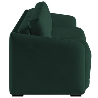 Sofá Cama Casal Para Sala 176cm Polska K04 Veludo Verde - Mpozenato