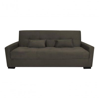 Sofá Cama Lavínia 3 Lugares Suede Capuccino Matrix