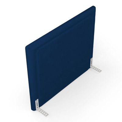 Cabeceira Cama Box King Size Alba 195cm Com Frame Veludo Azul Marinho - Desk Design