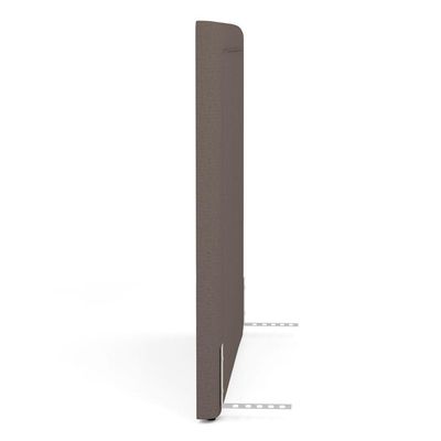 Cabeceira Cama Box Queen Size Alba 160cm Com Frame Linho Marrom - Desk Design