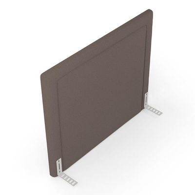 Cabeceira Cama Box Queen Size Alba 160cm Com Frame Linho Marrom - Desk Design