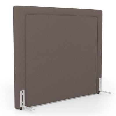 Cabeceira Cama Box Queen Size Alba 160cm Com Frame Linho Marrom - Desk Design