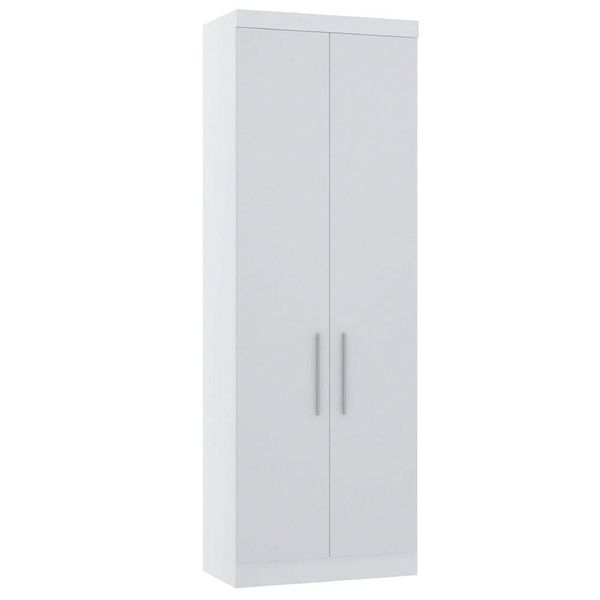 Guarda Roupa Modulado 79cm 2 Portas Alpes Luciane Móveis Branco Pf-branco Pf