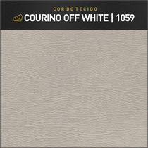 Recamier Eros Luxo Madeira Maciça Castellar Móbile Corino Off White Corino Off White