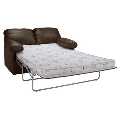 Sofá-cama 2 Lugares Mh-1456 Herval Colchão Casal Marrom K