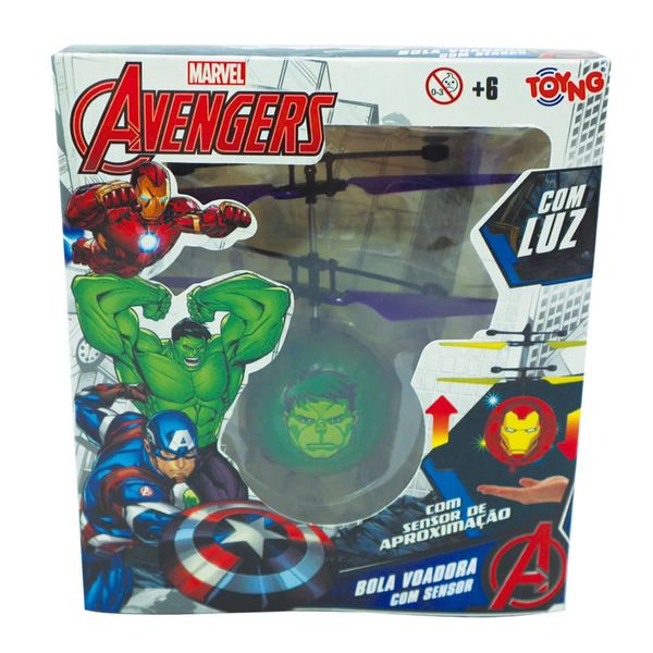 Bola Voadora Toyng com Sensor de Mão Vingadores - Item Sortido