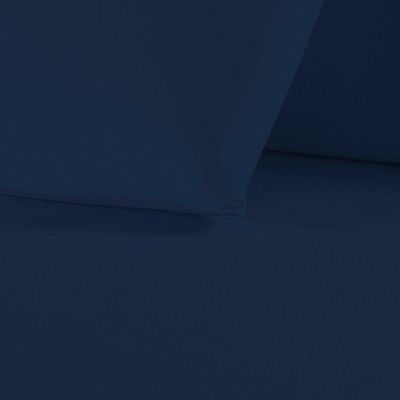 Fronha Nobre 1 Peça 50cm X 70cm Malha 100% Algodão - Azul-marinho
