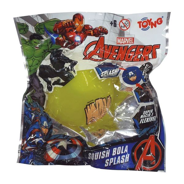 Bola Splash Toyng Vingadores 6,5cm - Item Sortido Bola Splash Toyng Vingadores 6,5cm - Item Sortido