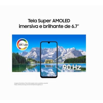 Smartphone Samsung Galaxy A17 5G 256GB 6,7 Super AMOLED Câmera Tripla 50MP IA Gemini Azul / Bivolt