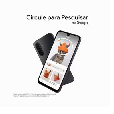Smartphone Samsung Galaxy A17 5G 256GB 6,7 Super AMOLED Câmera Tripla 50MP IA Gemini Azul / Bivolt