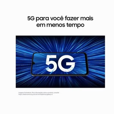 Smartphone Samsung Galaxy A17 5G 256GB 6,7 Super AMOLED Câmera Tripla 50MP IA Gemini Azul / Bivolt