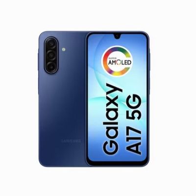 Smartphone Samsung Galaxy A17 5G 256GB 6,7 Super AMOLED Câmera Tripla 50MP IA Gemini Azul / Bivolt