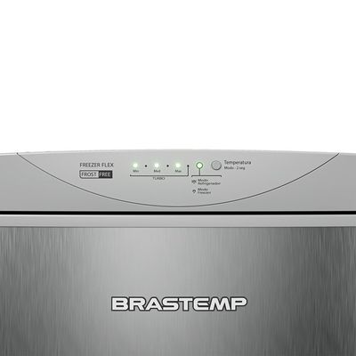 Freezer Vertical BVR28PK 276 Litros Frost Free Inox Brastemp Inox / 110V