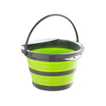 Balde Dobrável Multiuso 23 Litros 39cm x 23cm com Escorredor