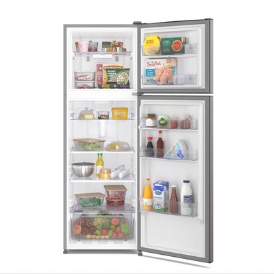 Geladeira Electrolux Frost Free 380L AutoSense Inverter Duplex Inox Look (IF41S) 220V