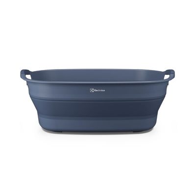 Cesto de Roupa Dobrável Electrolux 30L com Válvula de Água Azul Cesto dobrável Azul