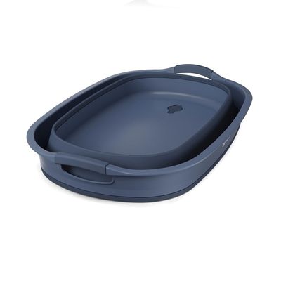 Cesto de Roupa Dobrável Electrolux 30L com Válvula de Água Azul Cesto dobrável Azul