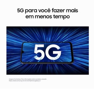 Smartphone Samsung Galaxy A17 5G 128GB 6,7 Super AMOLED Câmera Tripla 50MP IA Gemini Azul / Bivolt