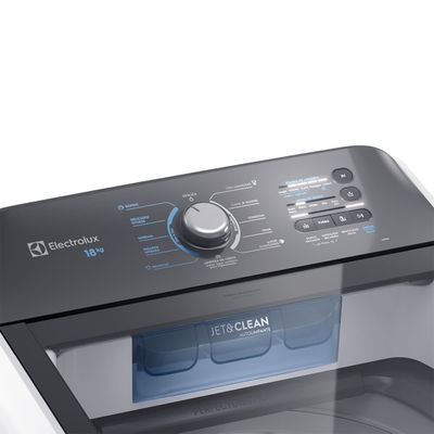 Máquina de Lavar LEE18 18 kg com Cesto Inox e Jet Clean Electrolux Branco / 110V