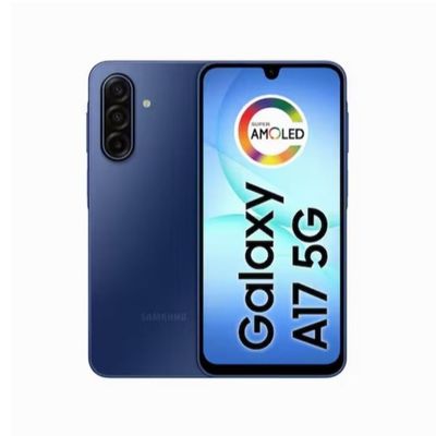 Smartphone Samsung Galaxy A17 5G 128GB 6,7 Super AMOLED Câmera Tripla 50MP IA Gemini Azul / Bivolt