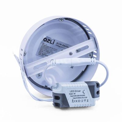 Plafon Led Sobrepor 6w Redondo 6500k Branco Frio Bivolt - Unidade