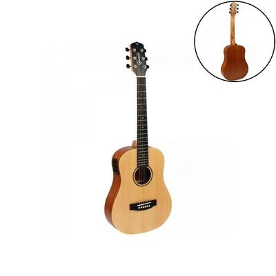 Violão Giannini Gtg-36s Travel Aço Eq Natural Satin