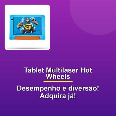 Tablet Multilaser Hot Wheels M8 Wifi 4-64gb Nb435