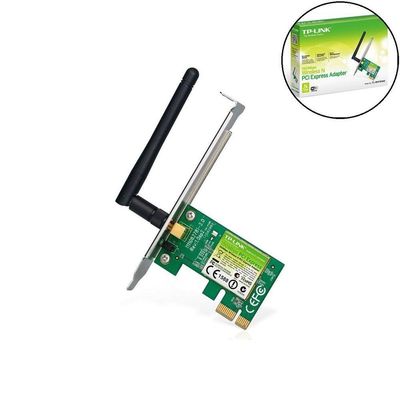 Adaptador Placa Pci Express Wireless Tp-link 150 Mbps