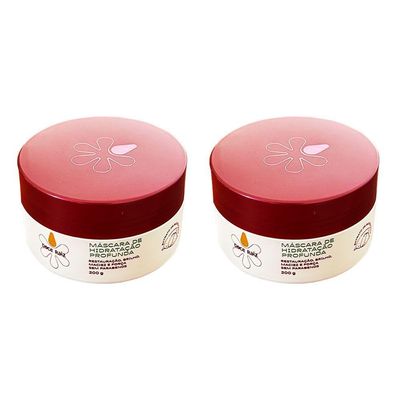 Kit 3 Mascara De Hidratacao Profunda Doce Raiz 200 De Extrato De Batata Doce